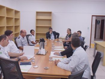 UNICEPLAC recebe visita de membros do Departamento de Saúde e Administração Hospitalar da Polícia Militar do Distrito Federal