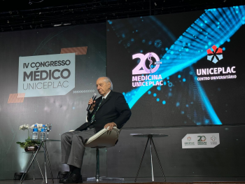 IV Congresso Médico do UNICEPLAC tem participação de um dos mais renomados médicos brasileiros