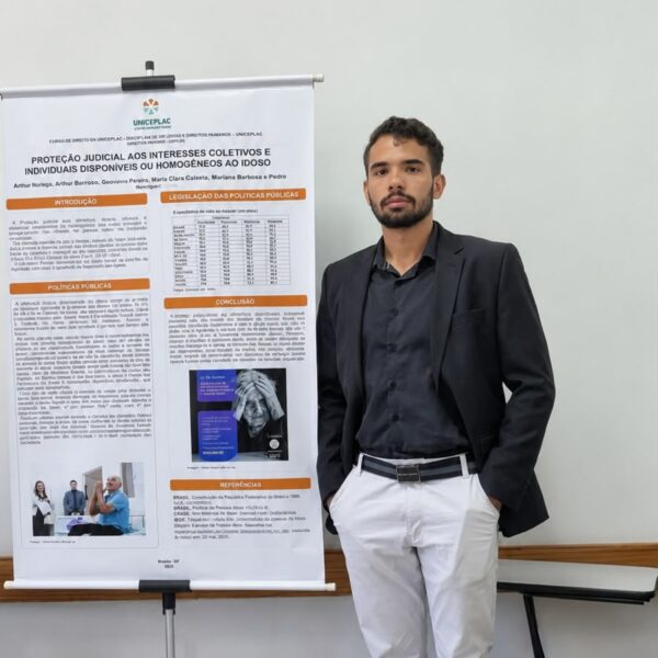 Estudante de Direito do UNICEPLAC conquista 1º lugar em concurso da PMDF